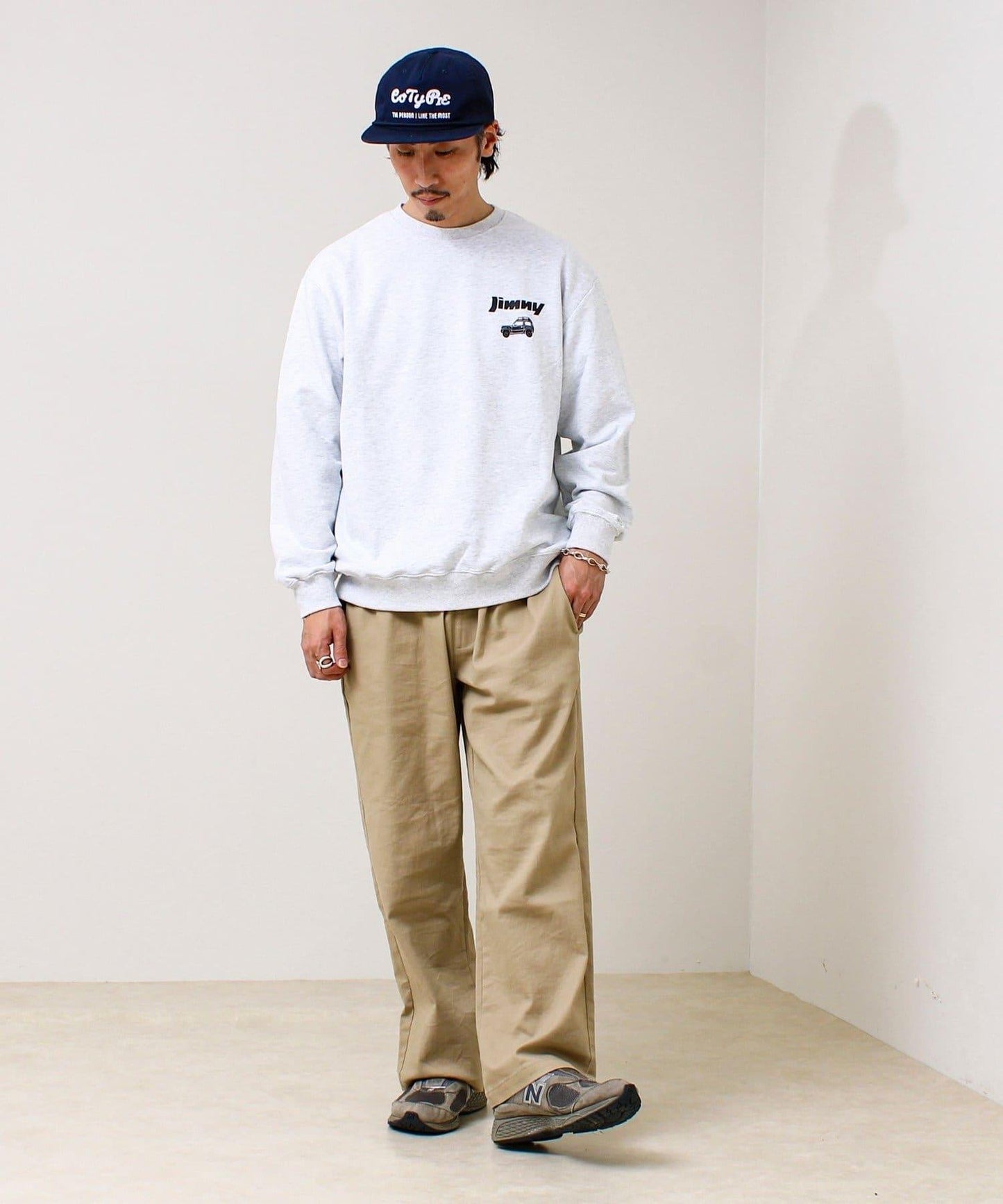 長銷聯名 ジムニー×GLOSTER 毛圈印花衛衣