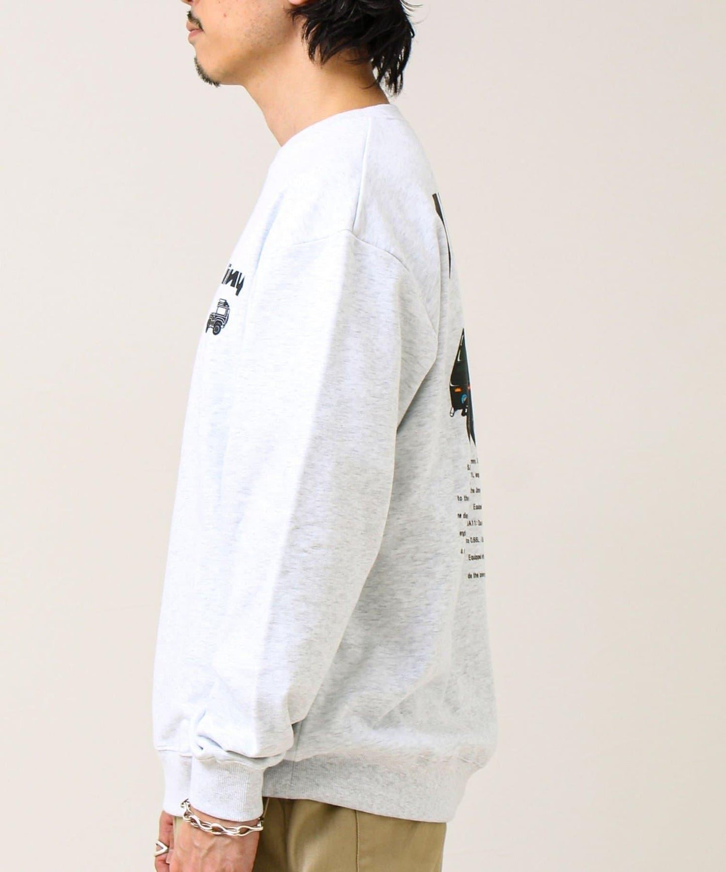 長銷聯名 ジムニー×GLOSTER 毛圈印花衛衣