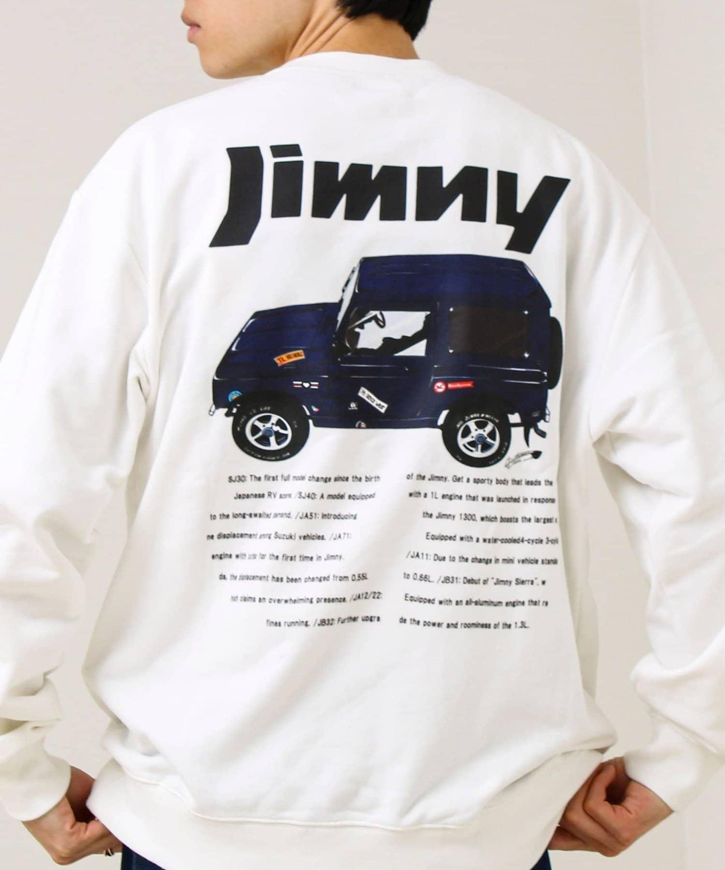 長銷聯名 ジムニー×GLOSTER 毛圈印花衛衣