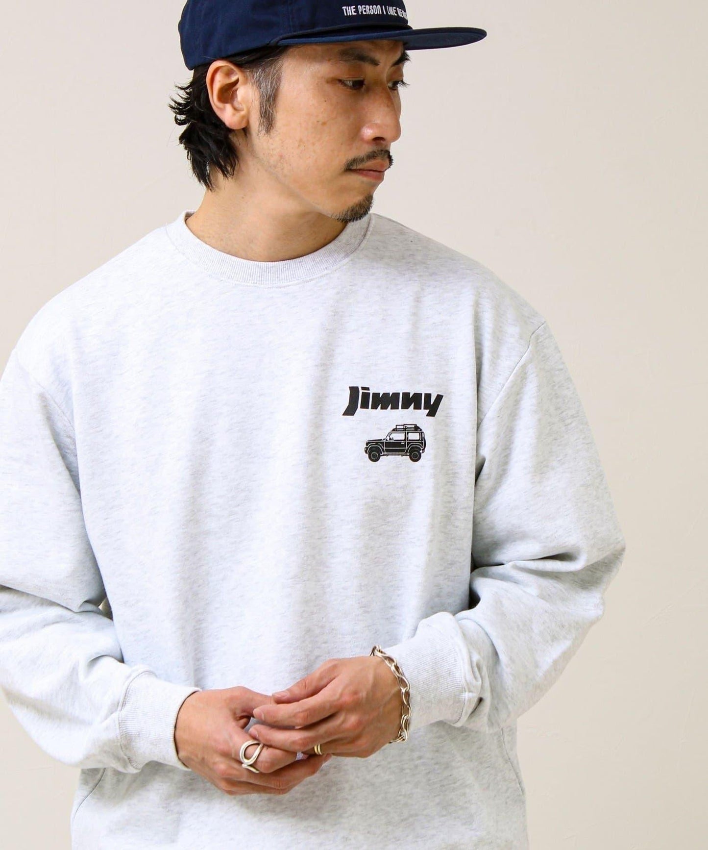 長銷聯名 ジムニー×GLOSTER 毛圈印花衛衣