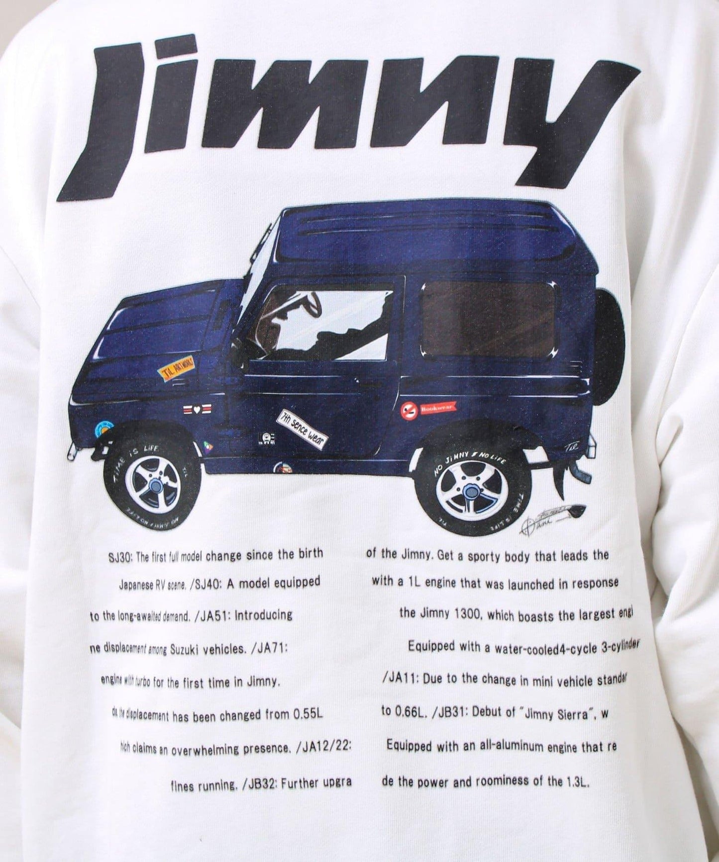 長銷聯名 ジムニー×GLOSTER 毛圈印花衛衣