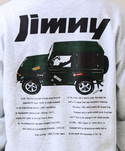 長銷聯名 ジムニー×GLOSTER 毛圈印花衛衣