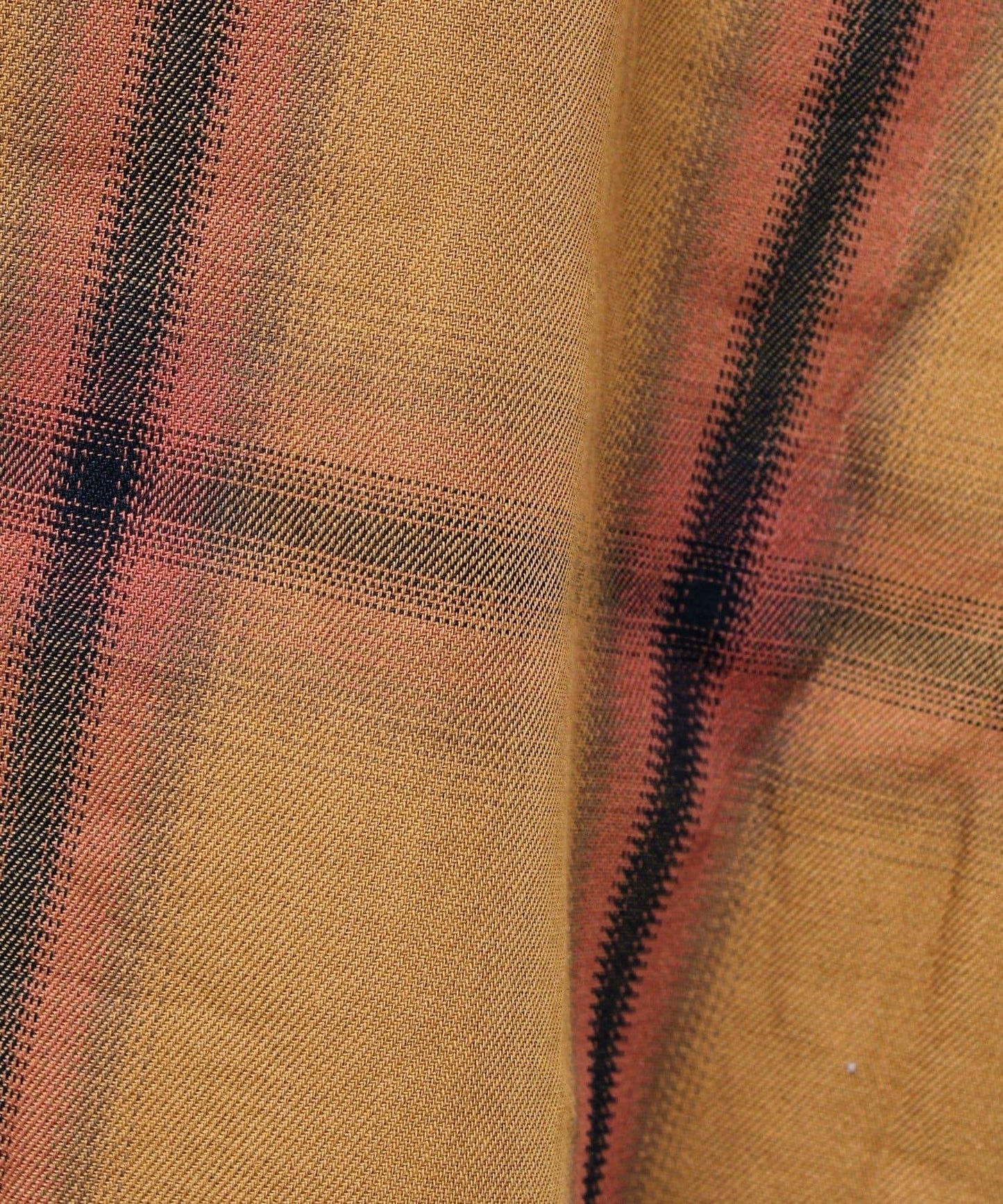 層次感色調 漸變格 長袖襯衫