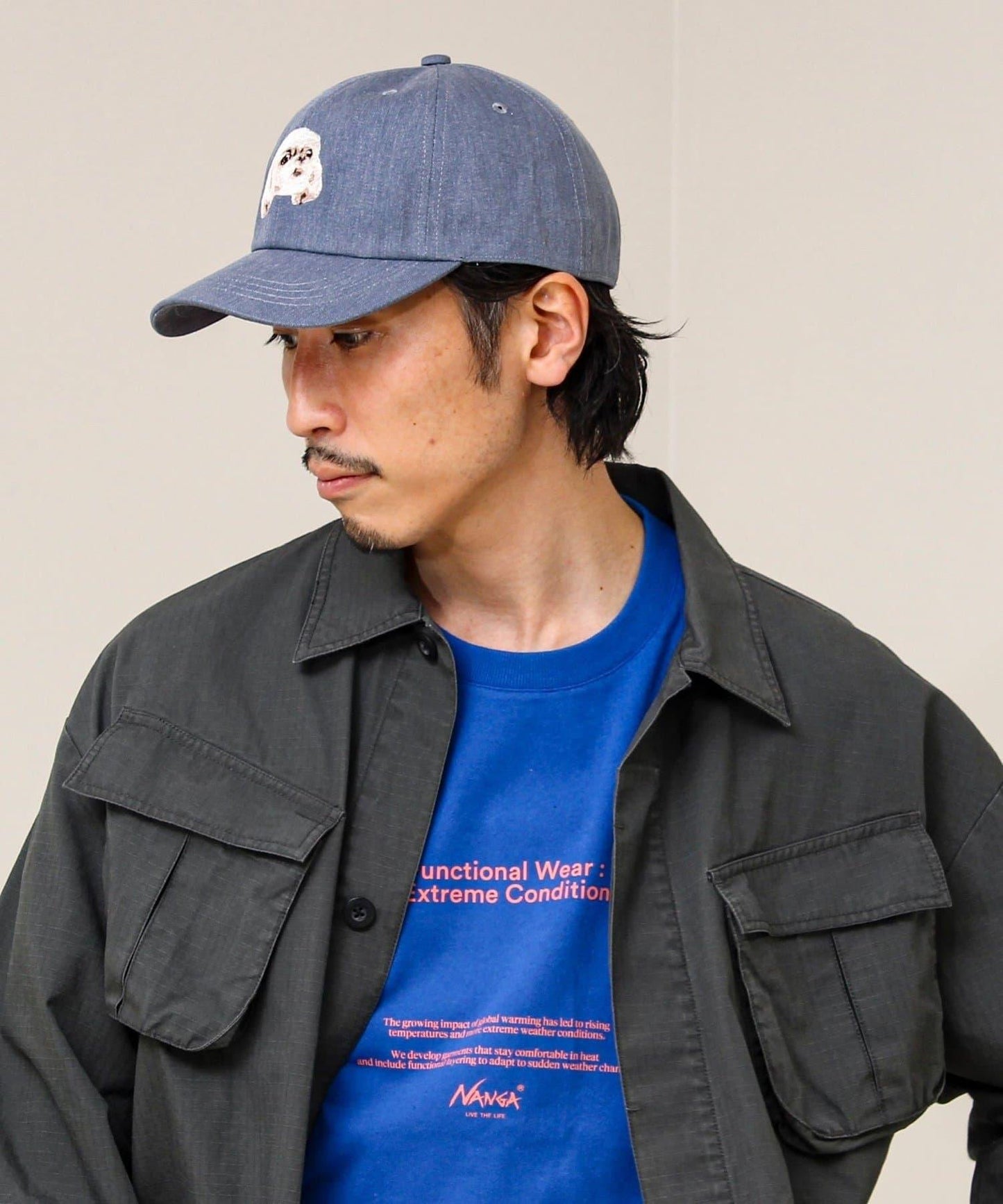 新增配色迴歸 WASHED DOG embroidery 圖案 棒球帽