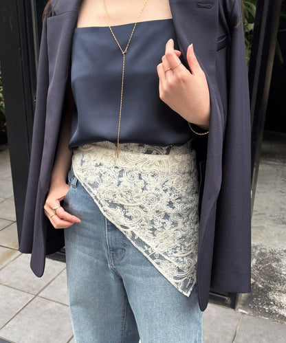 蕾絲設計 禮服場合 絲巾