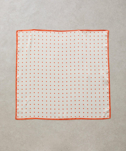PAPILLONNER/パピヨネ 方形波點設計 絲巾（禮儀款）