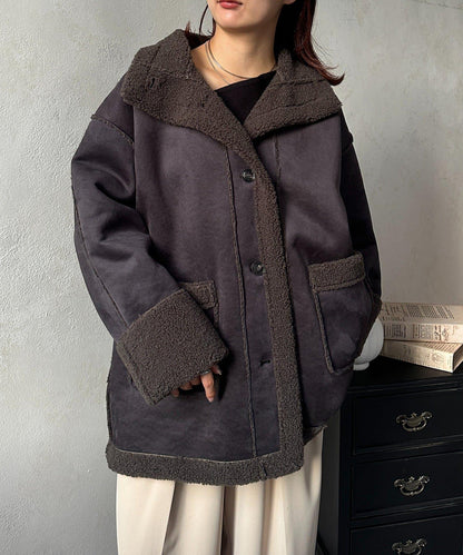 羊羔絨中款外套 F款