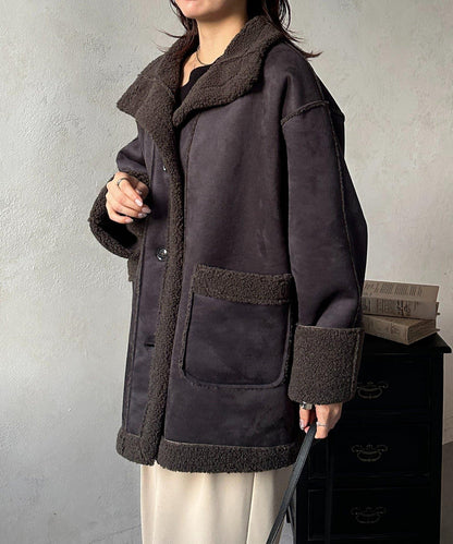 羊羔絨中款外套 F款