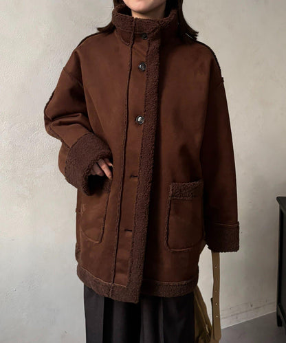 羊羔絨中款外套 F款