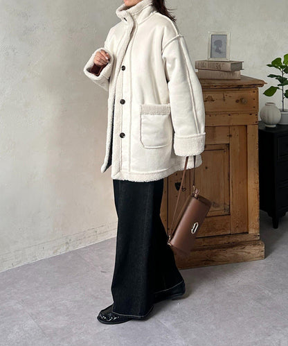 羊羔絨中款外套 F款