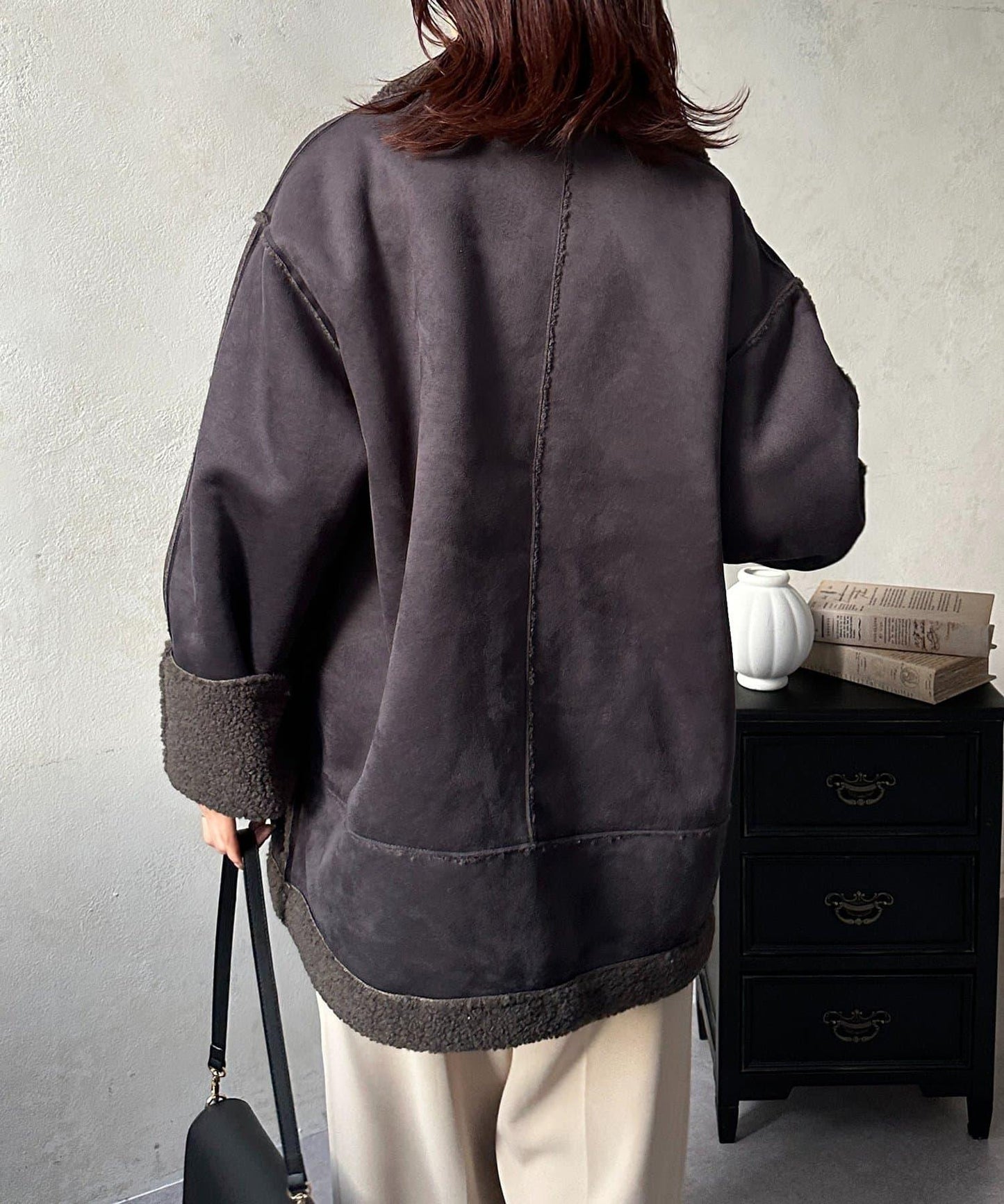 羊羔絨中款外套 F款