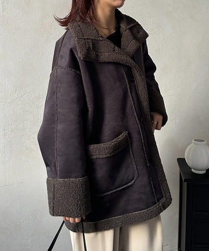 羊羔絨中款外套 F款