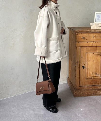 羊羔絨中款外套 F款