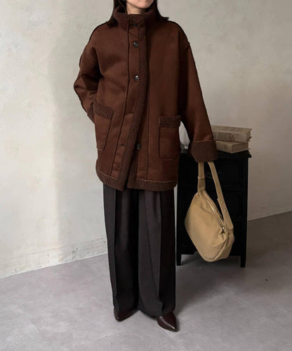 羊羔絨中款外套 F款