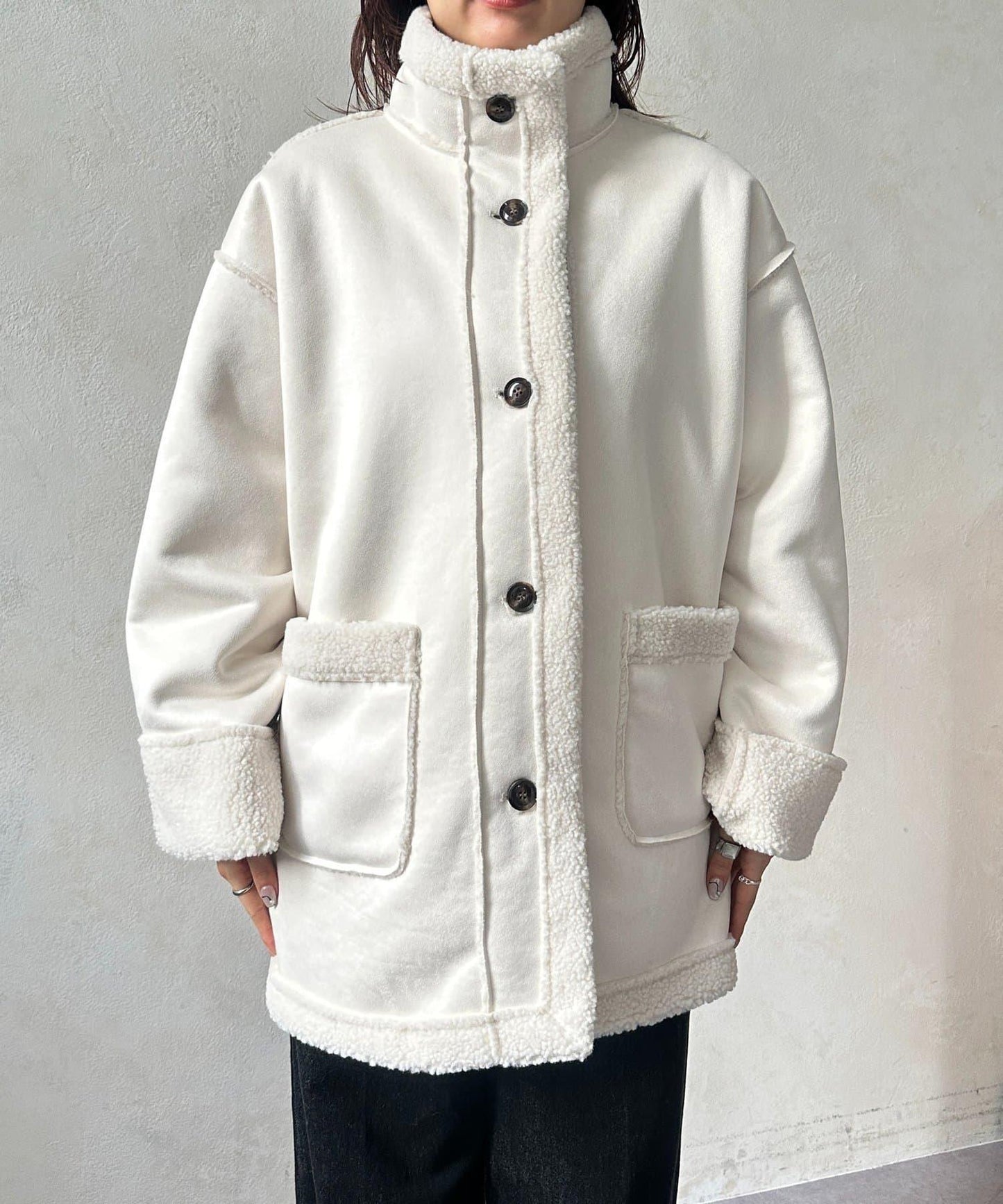 羊羔絨中款外套 F款