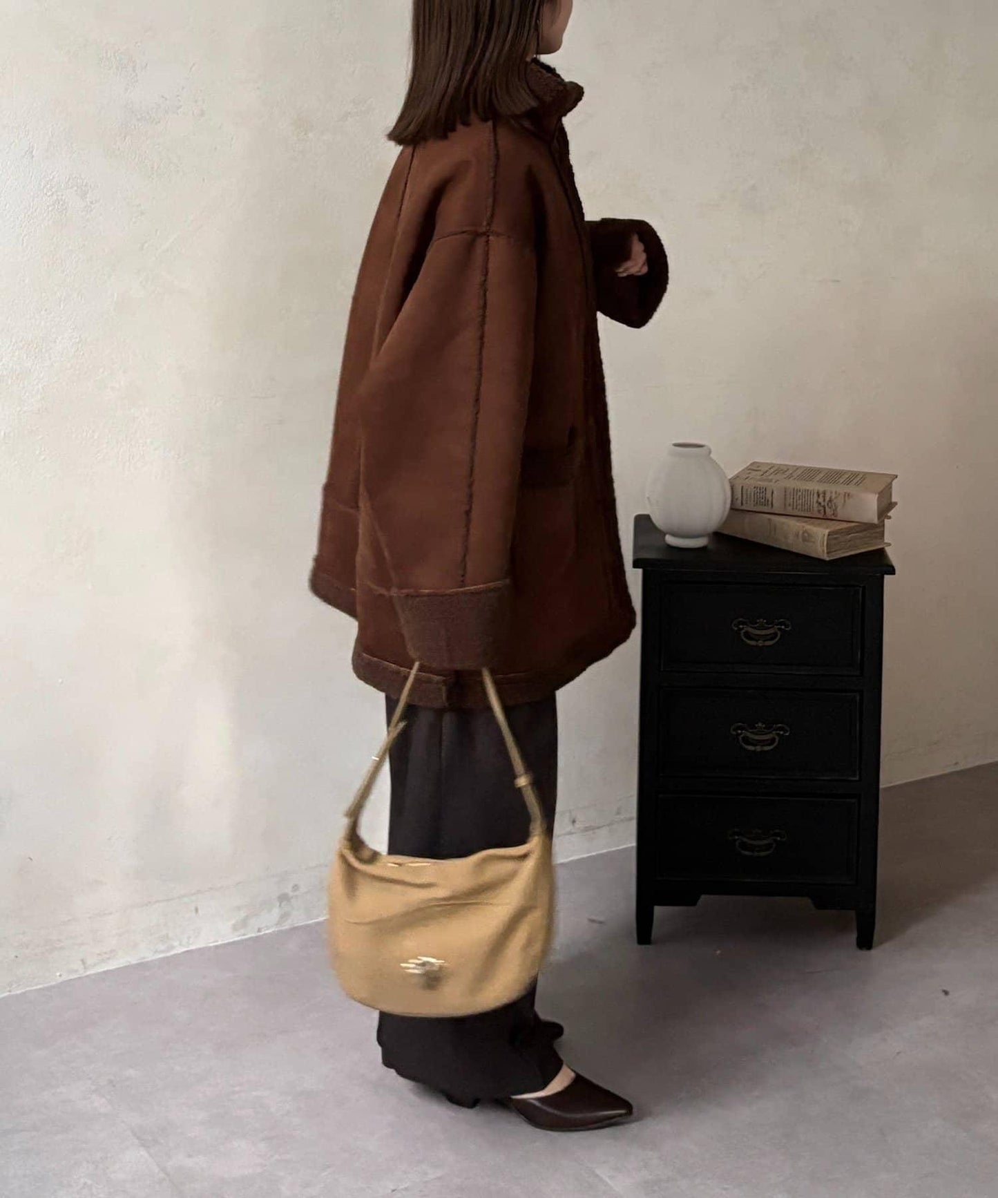 羊羔絨中款外套 F款