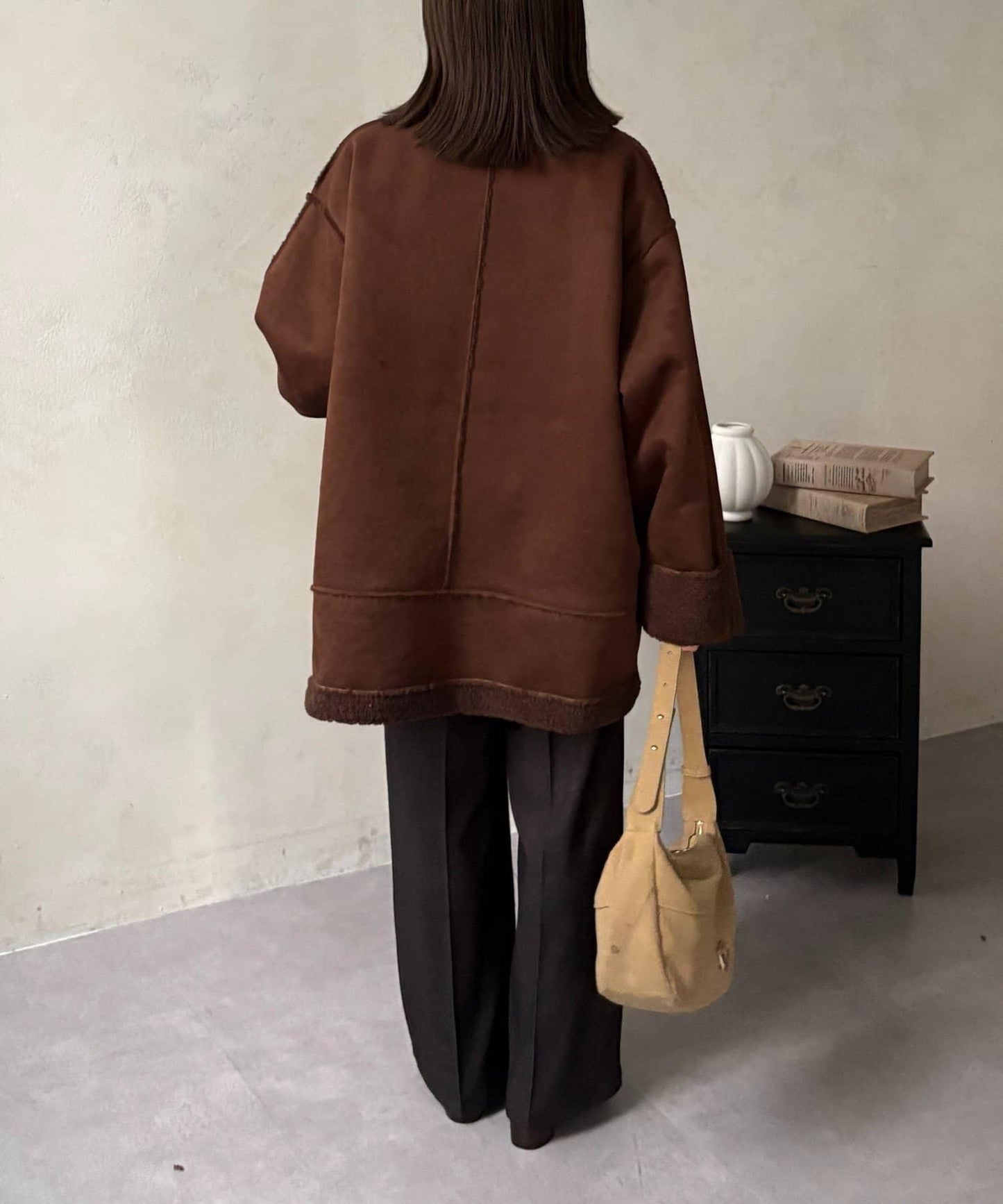 羊羔絨中款外套 F款