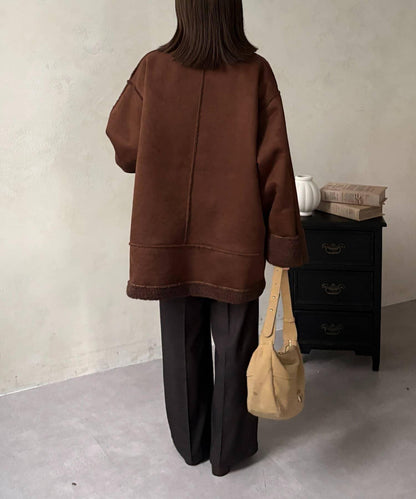 羊羔絨中款外套 F款