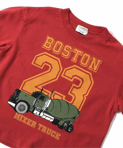 工作車輛編號圖案T恤