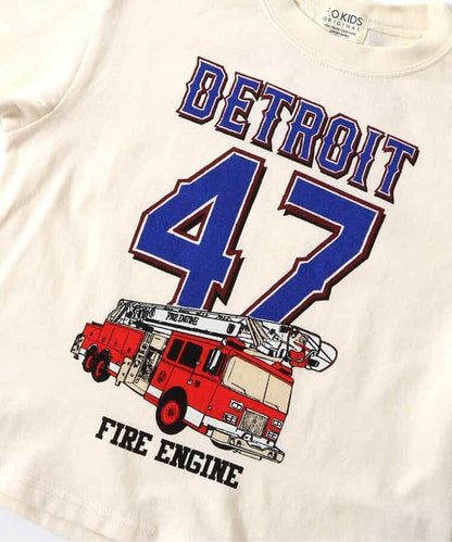 工作車輛編號圖案T恤