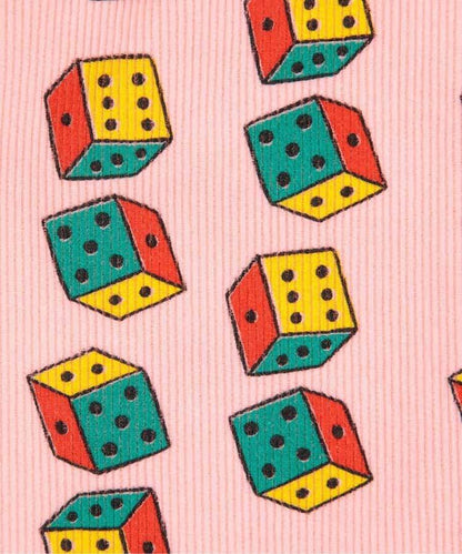 滿版Dices圖案 兒童長褲