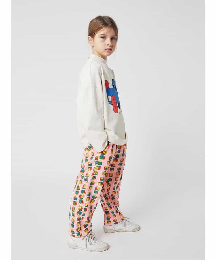 滿版Dices圖案 兒童長褲