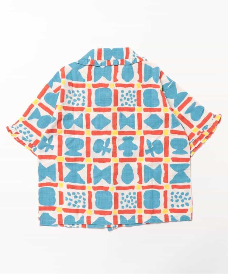 Geometric Game 滿印 織布襯衫 兒童款