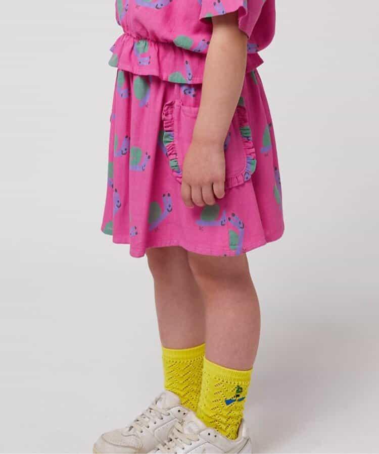 Funny Snail 滿印織紋 半身裙