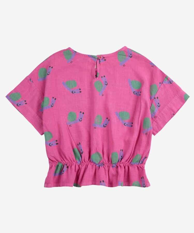 Funny Snail 滿印梭織兒童襯衫