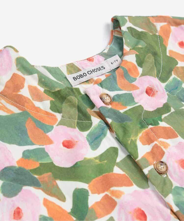 Floral all over woven shirt 兒童滿版花卉織物襯衫