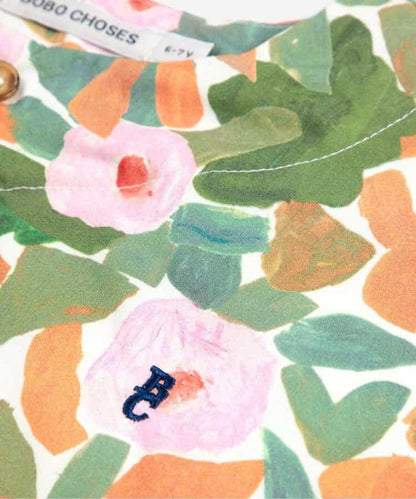 Floral all over woven shirt 兒童滿版花卉織物襯衫