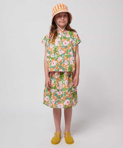 Floral all over woven shirt 兒童滿版花卉織物襯衫