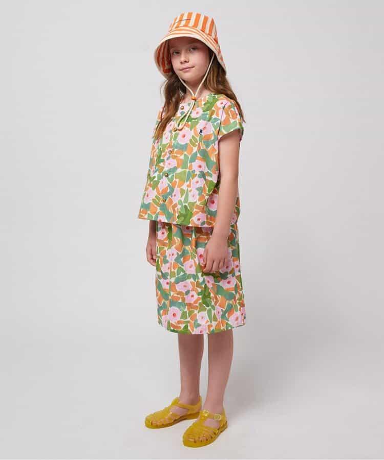 Floral all over woven shirt 兒童滿版花卉織物襯衫