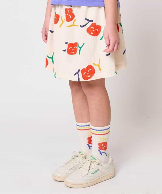 Smiling all over skirt 兒童半身裙
