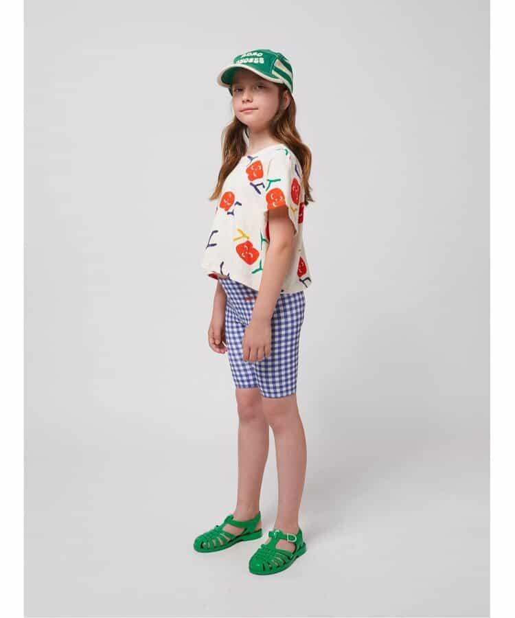 Vichy short leggings 兒童短款打底褲