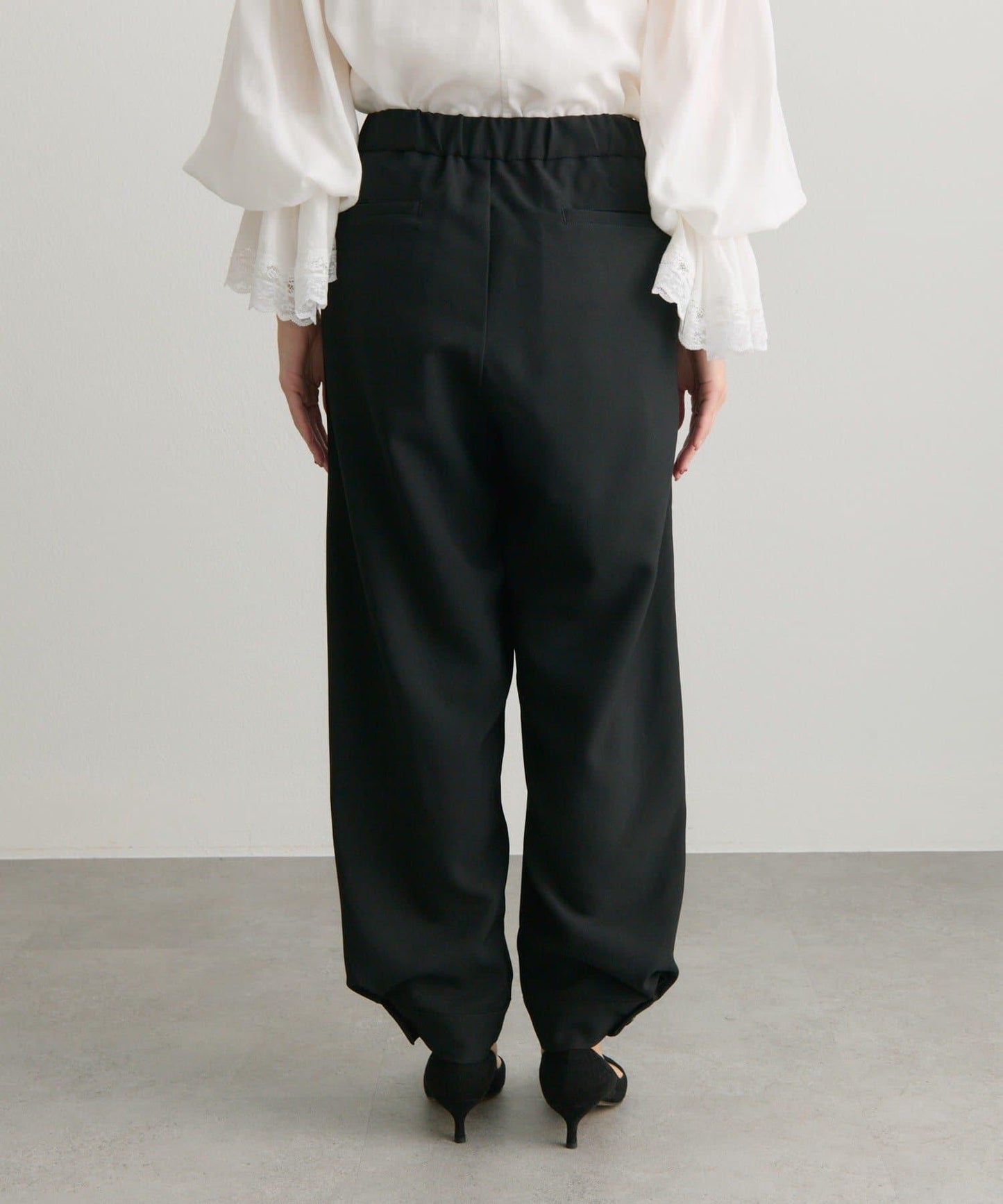 Du noir 日本製造 褲腳束口設計 褲子