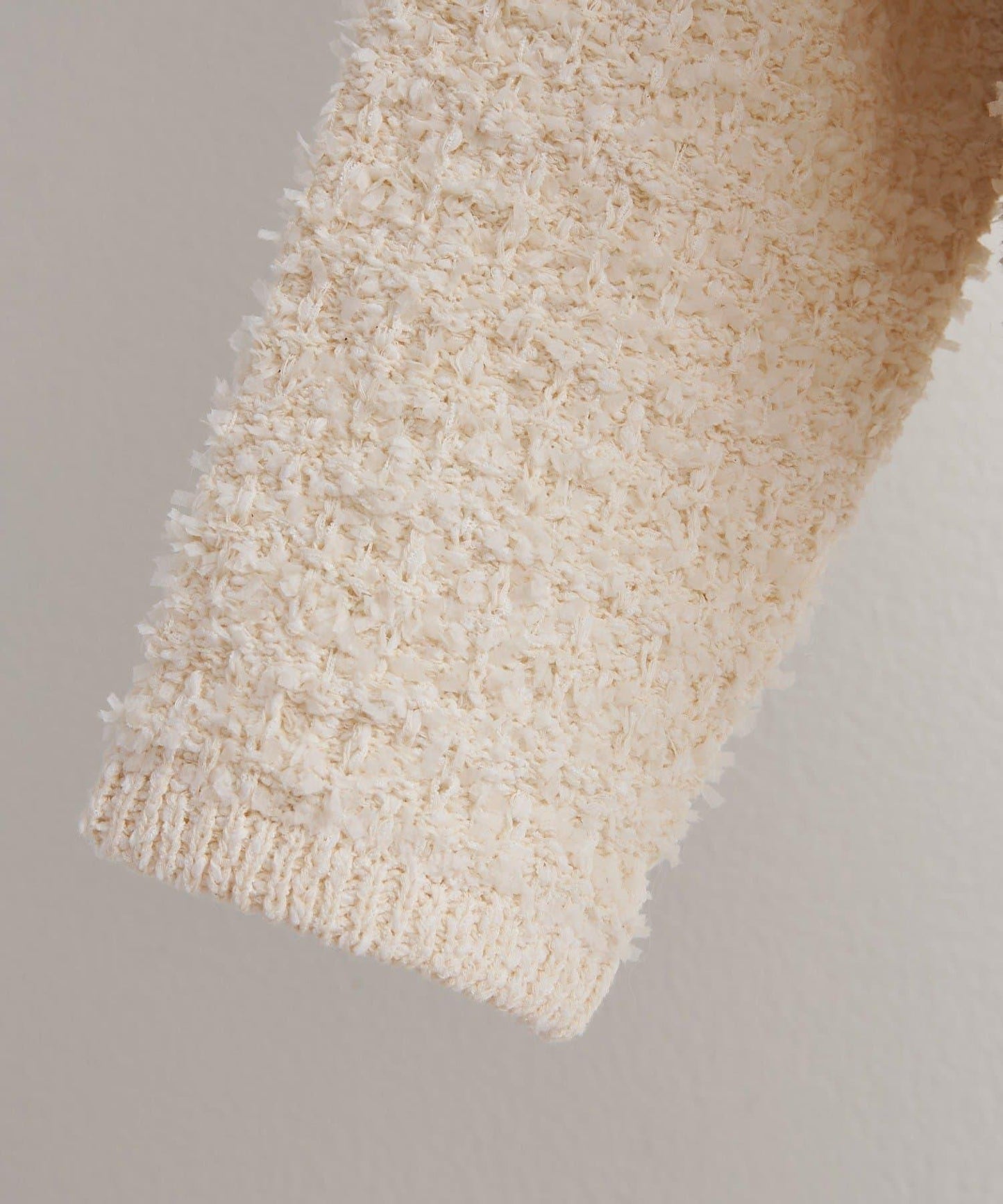 花呢風針織開衫