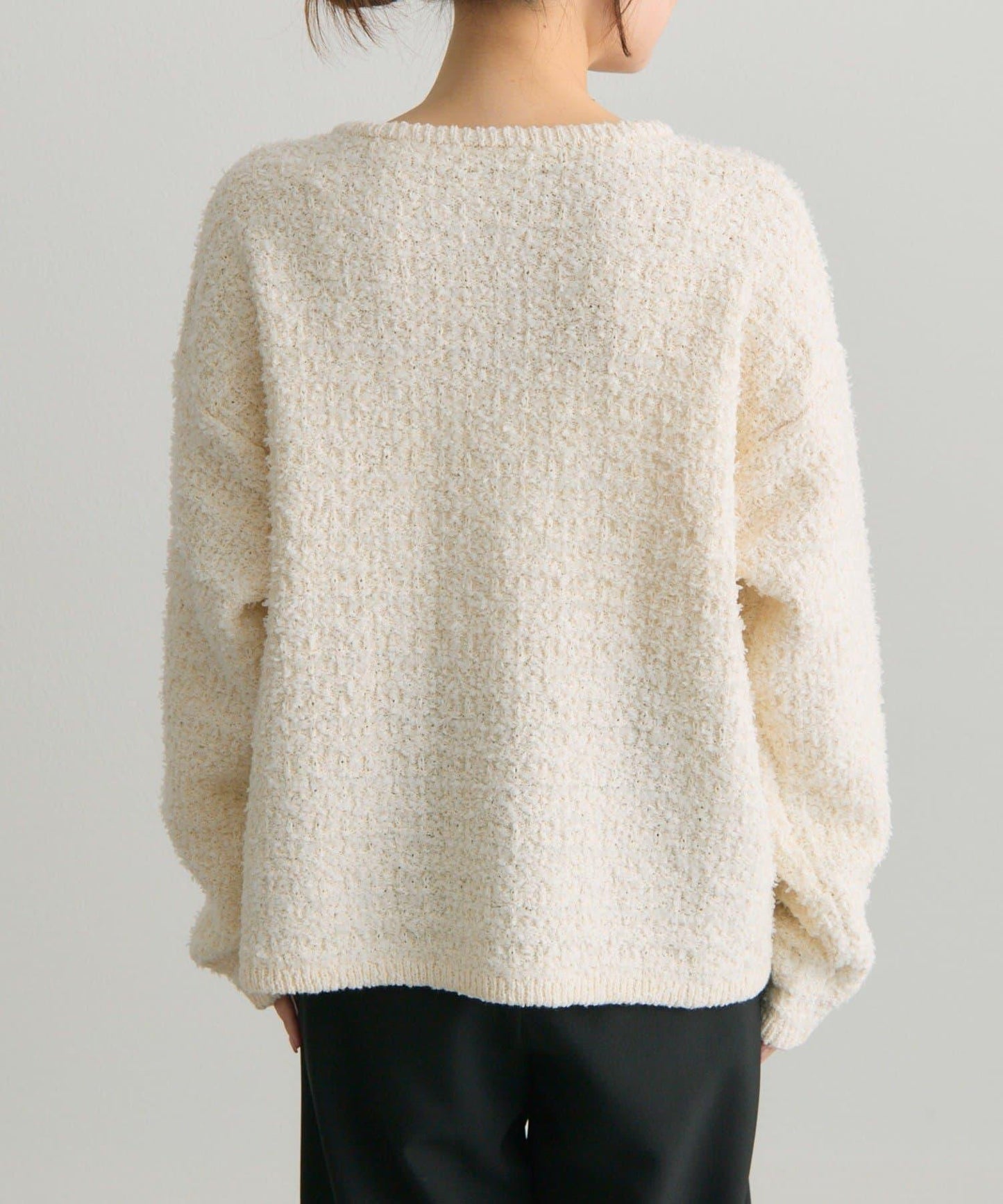 花呢風針織開衫