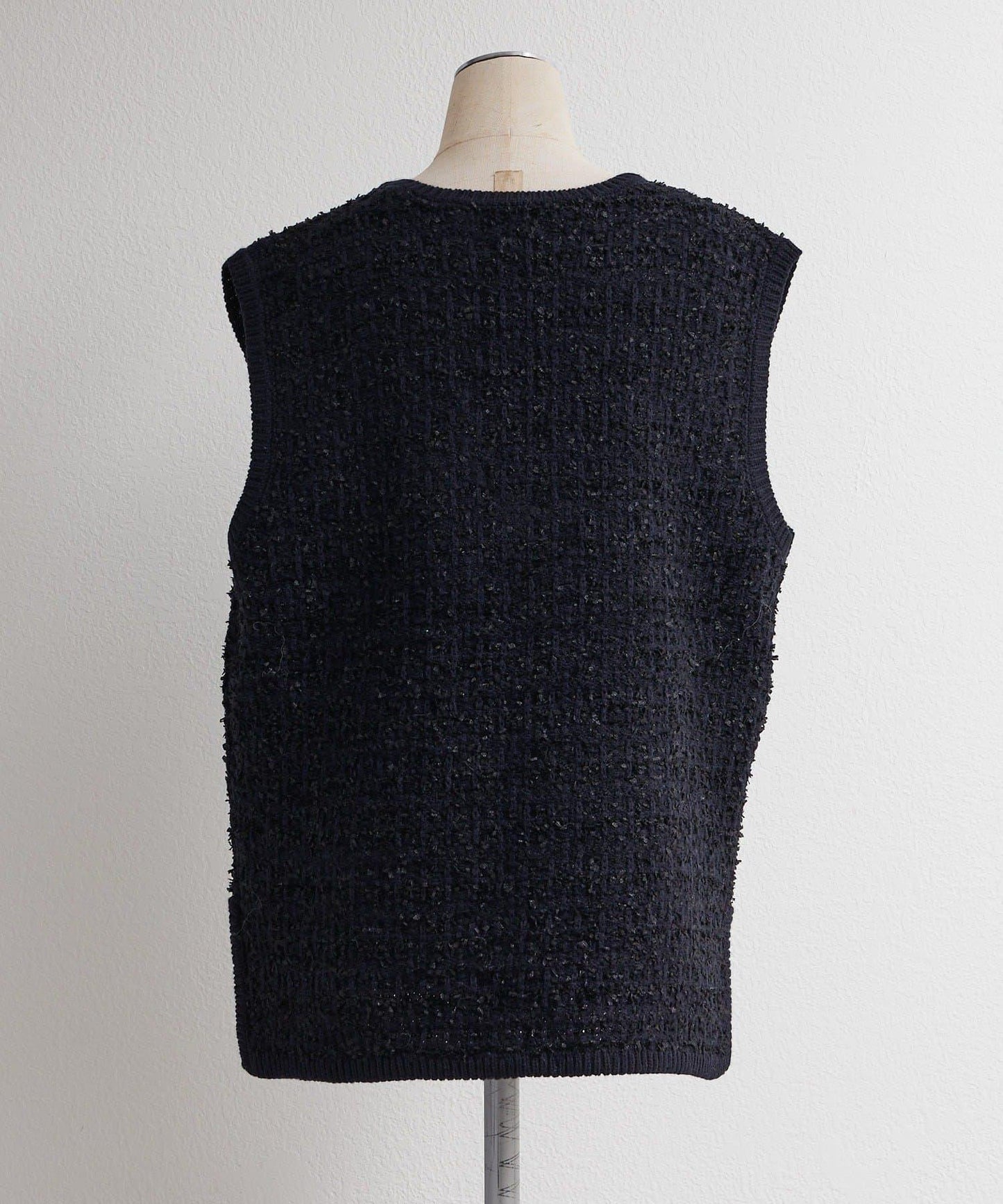 粗花呢風 針織背心