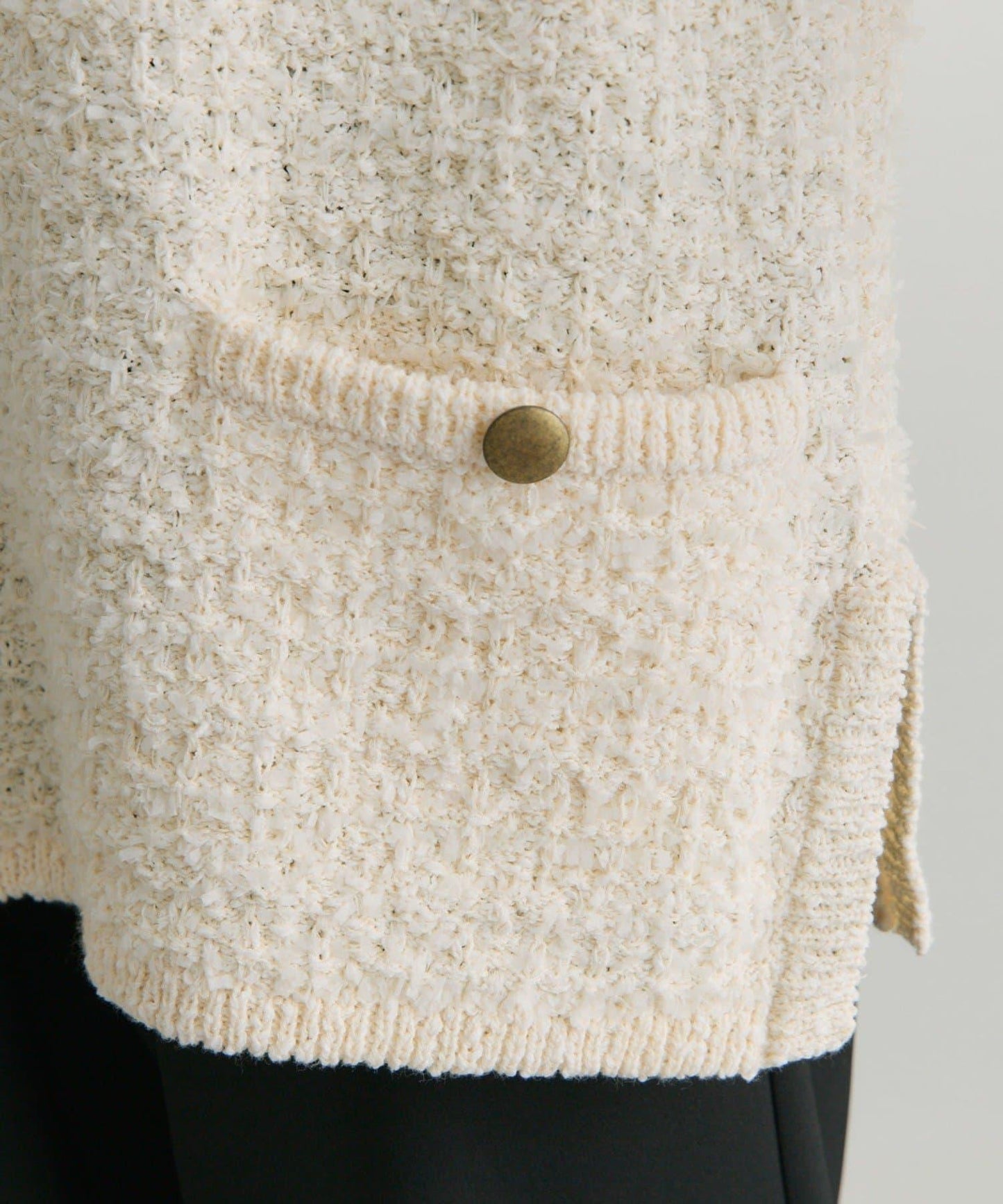 粗花呢風 針織背心