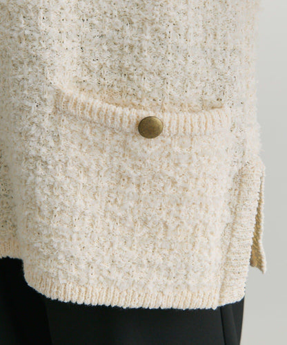 粗花呢風 針織背心