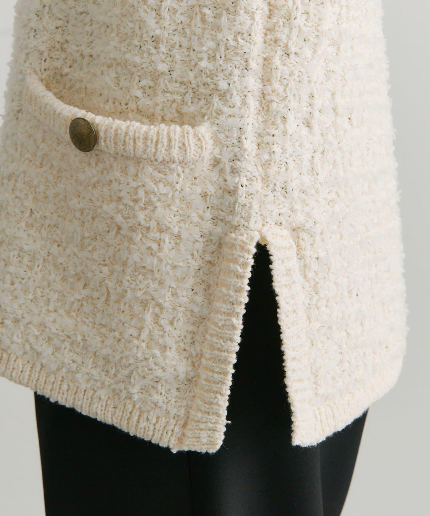 粗花呢風 針織背心