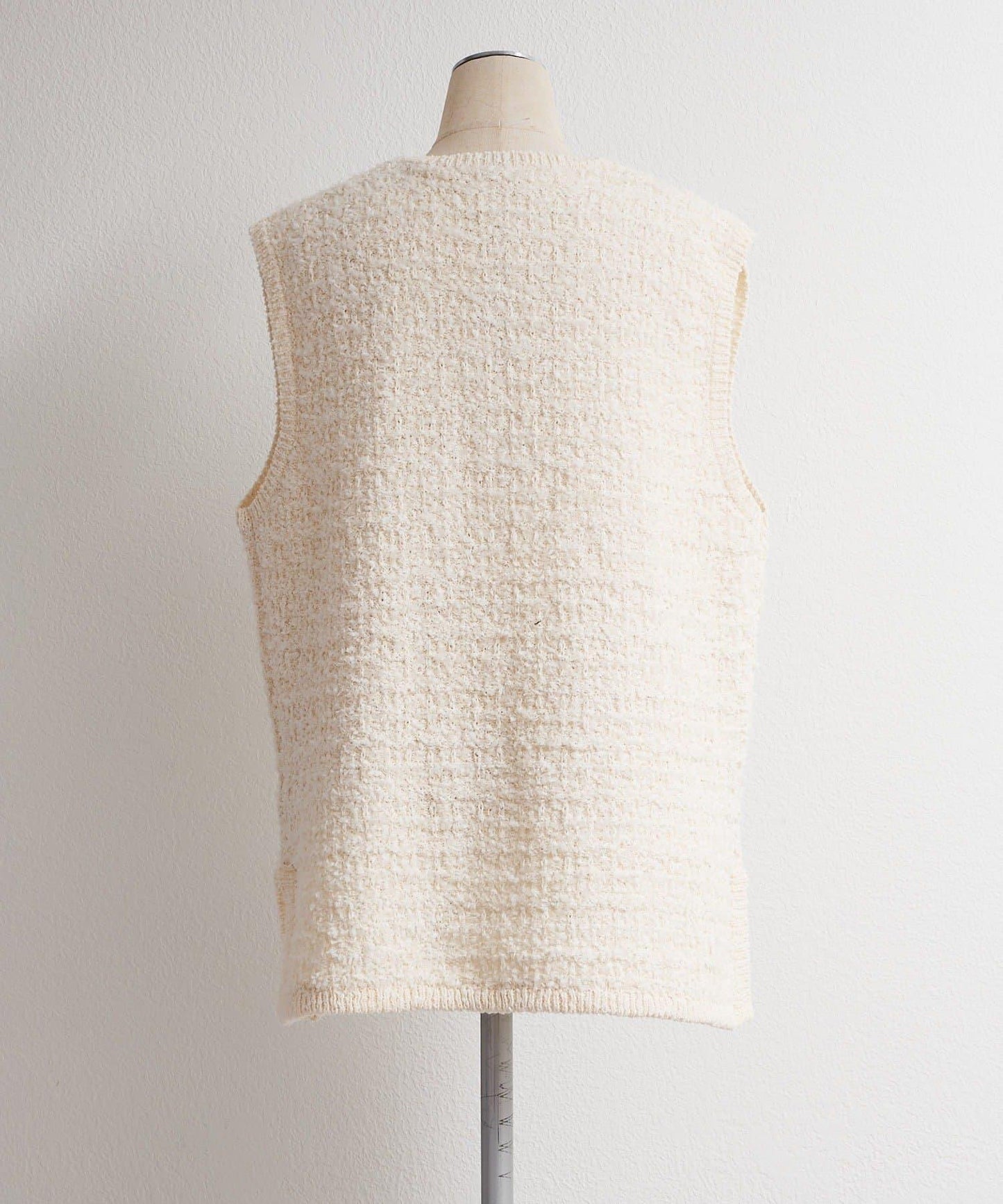粗花呢風 針織背心