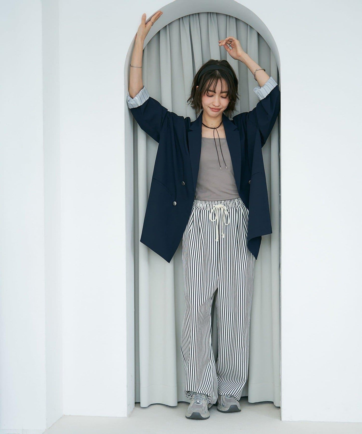 蕾絲套裝 寬鬆版 西裝領 西裝外套