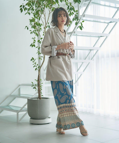 蕾絲套裝 寬鬆版 西裝領 西裝外套