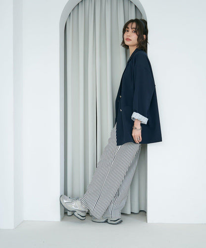 蕾絲套裝 寬鬆版 西裝領 西裝外套