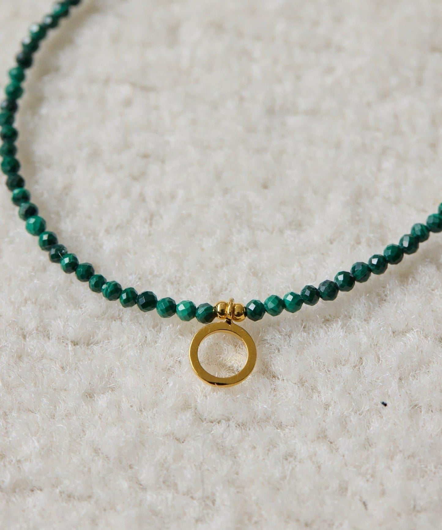 純銀單顆寶石吊墜項鍊