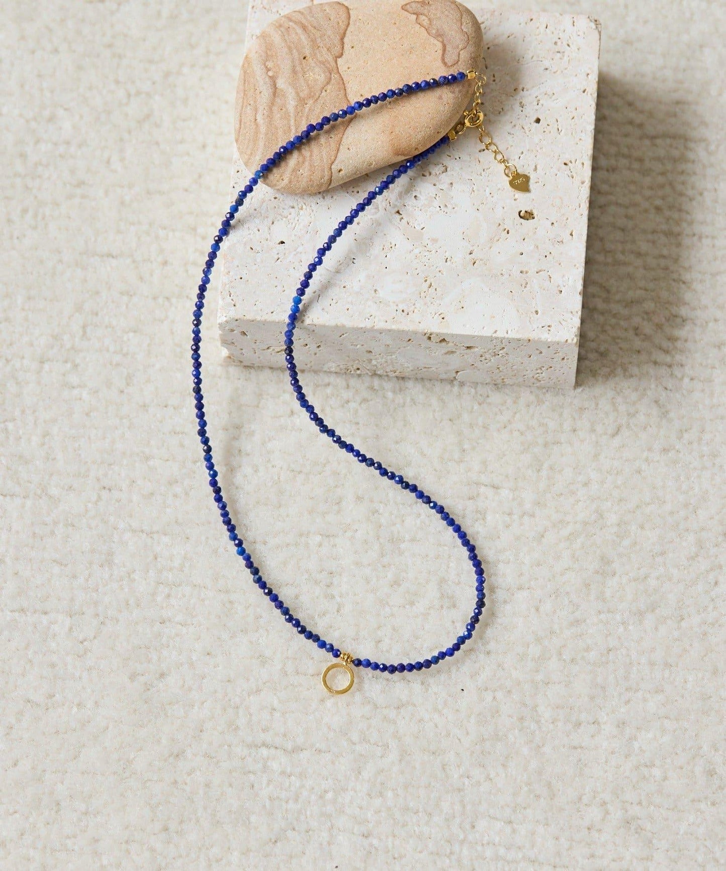 純銀單顆寶石吊墜項鍊