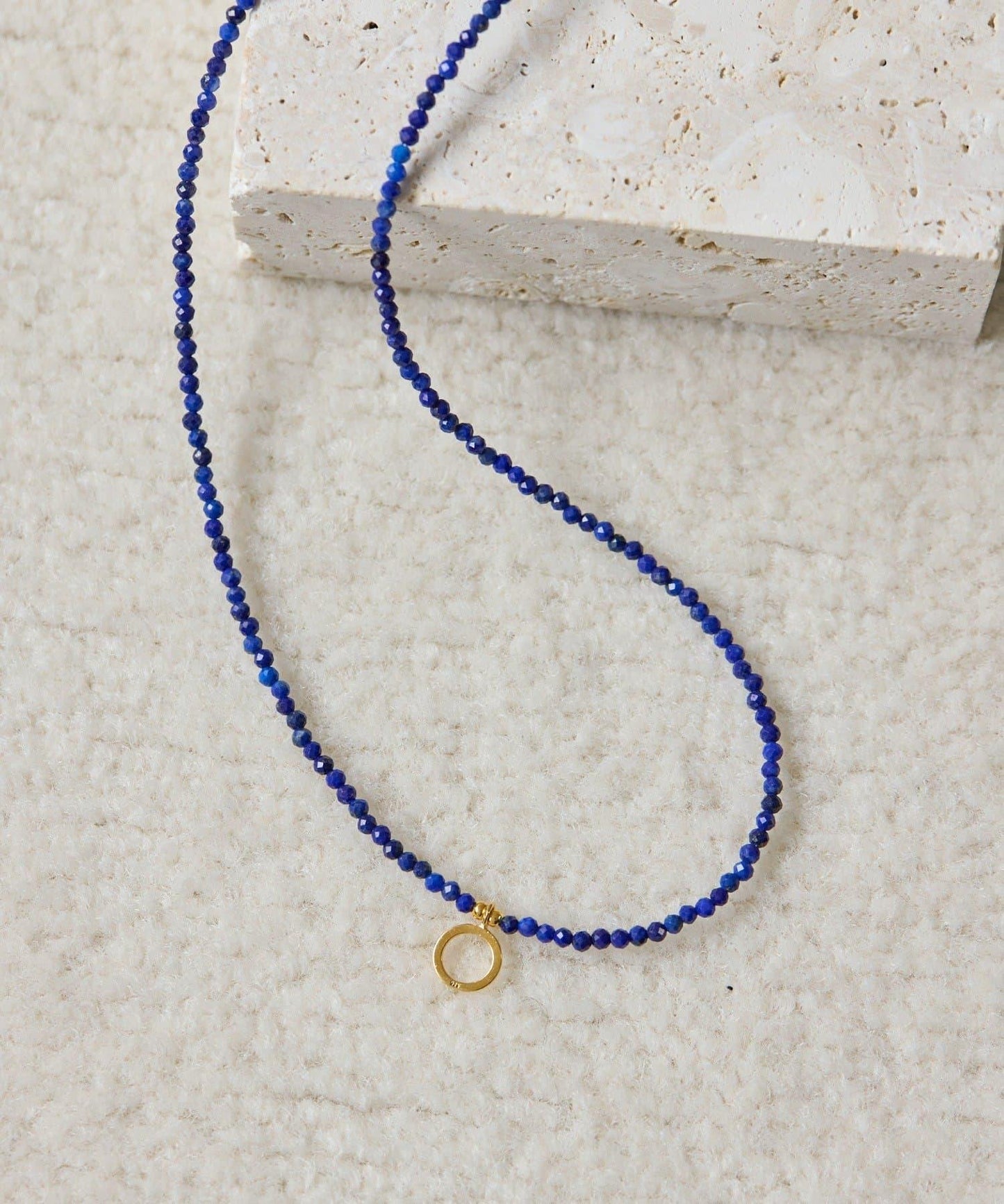 純銀單顆寶石吊墜項鍊