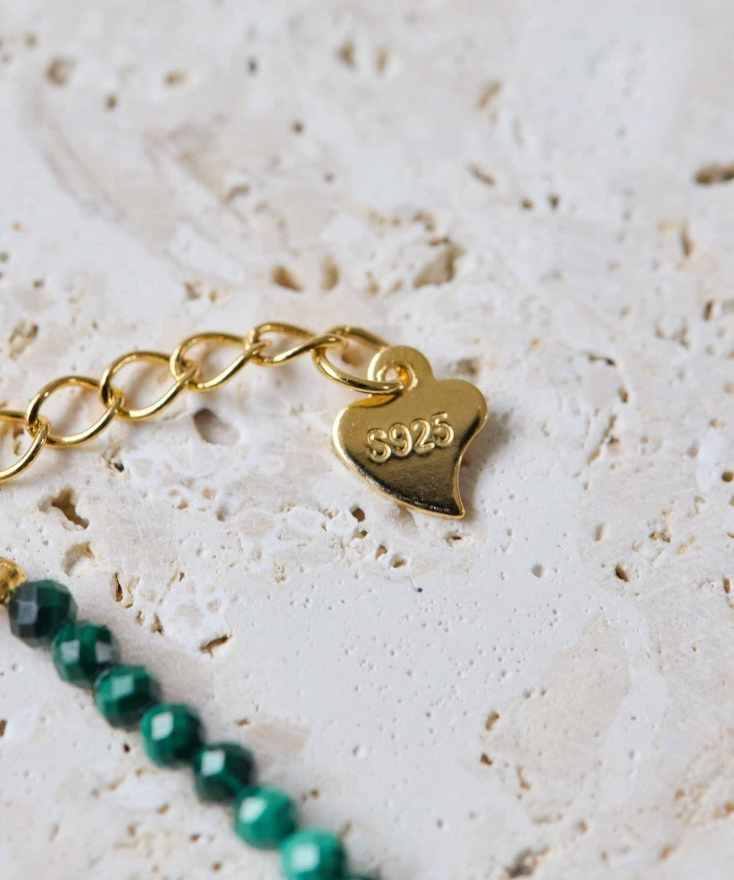 純銀單顆寶石吊墜項鍊